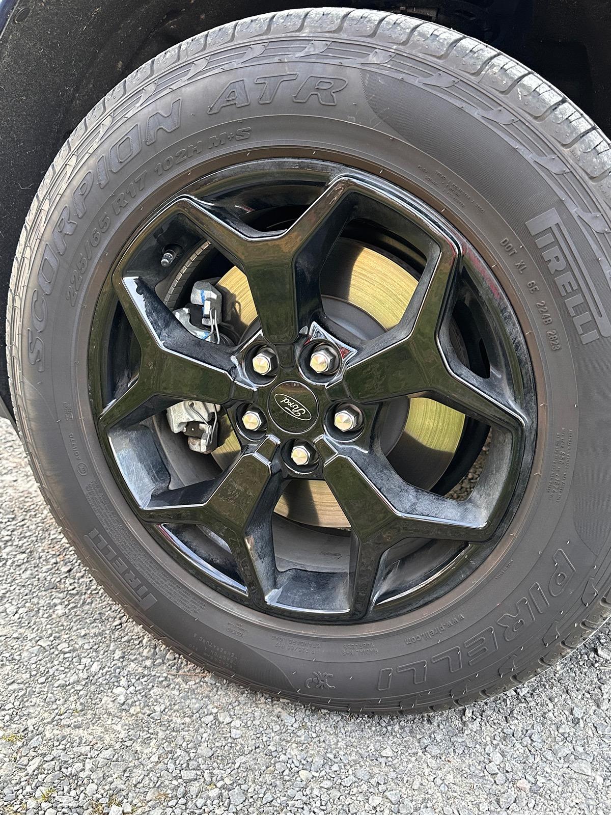 Ford Maverick Bent wheel from Factory…. IMG_9306