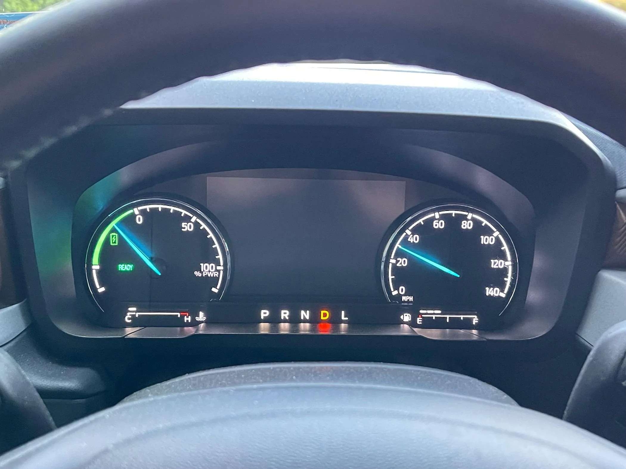Ford Maverick Hybrid Lariat Instrument Display Gone IMG_7028