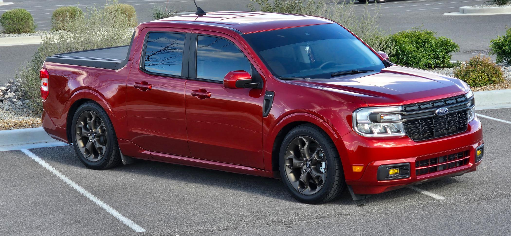 Ford Maverick Slammed on Silver's Coilovers (23 Hybrid Lariat) 20240401_172951