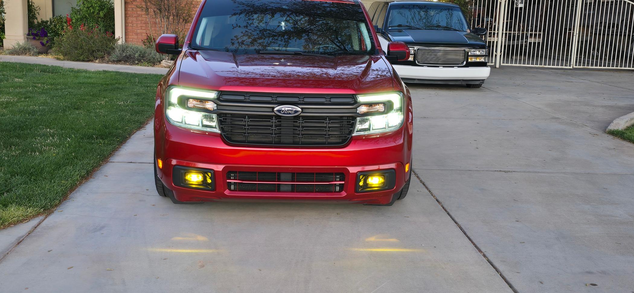 Ford Maverick Diode Dynamics fog lights installed! 20240401_200459