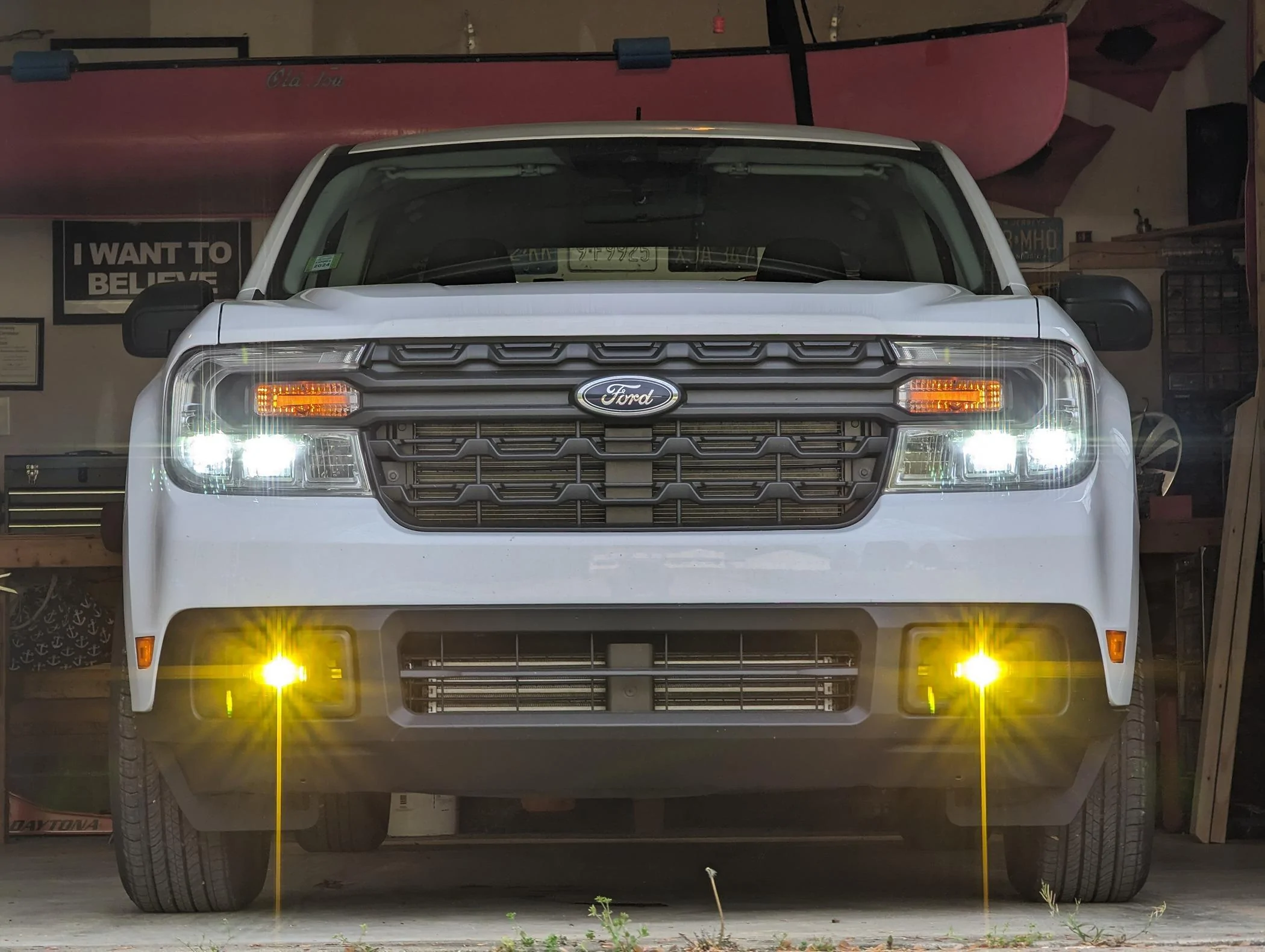 Ford Maverick Diode Dynamics fog lights installed! PXL_20240402_212642759