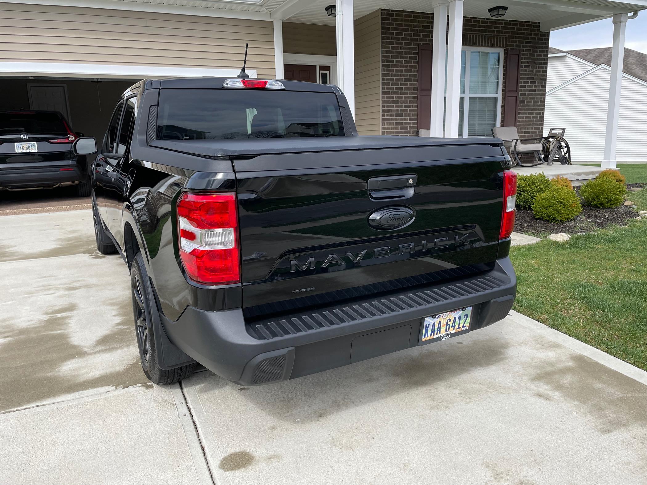 Ford Maverick Blacking out taillights IMG_2122