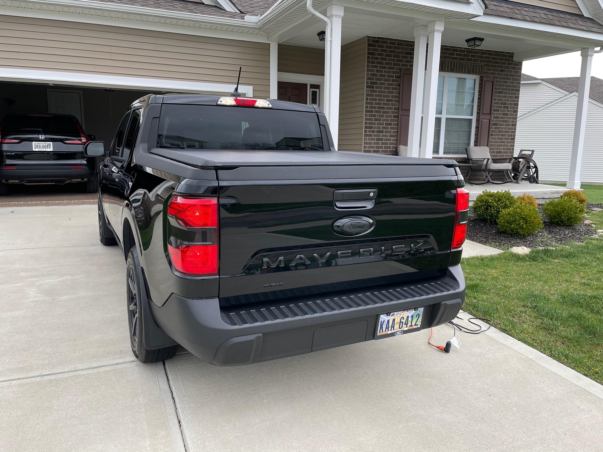 Ford Maverick Blacking out taillights IMG_2125