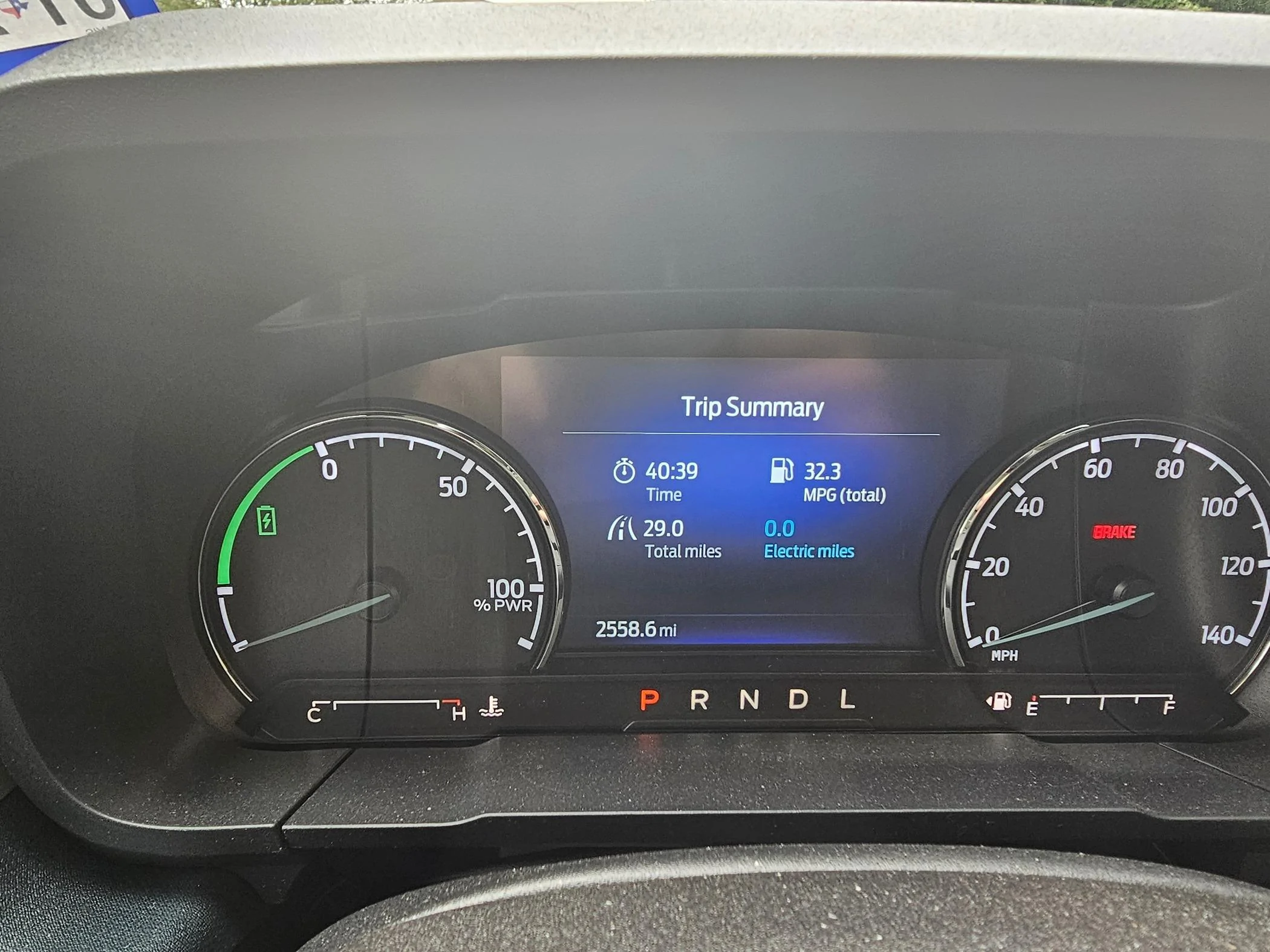 Ford Maverick Tow mode in a hybrid 20240401_150716