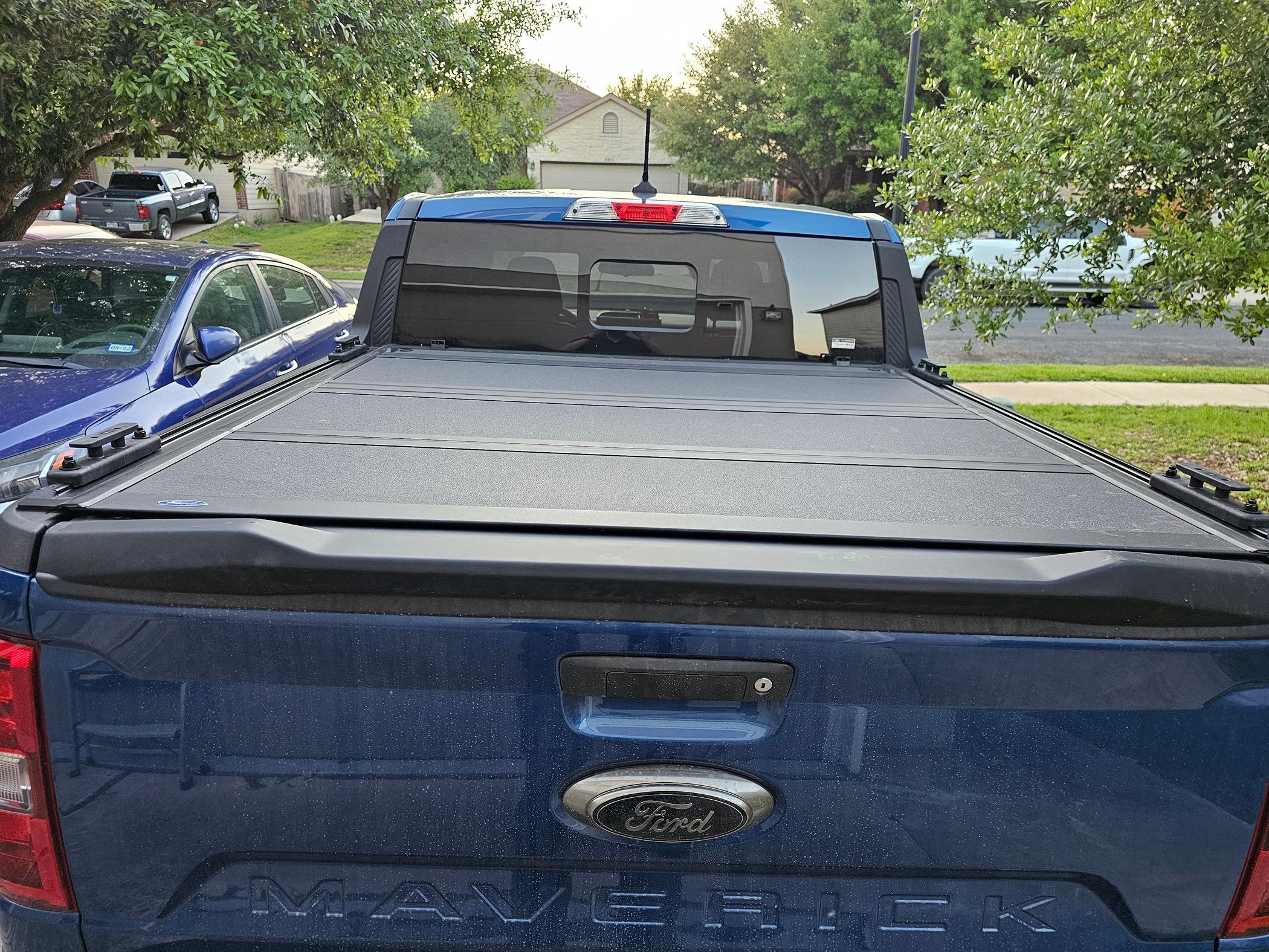 Ford Maverick Tailgate spoiler question 20240326_193839