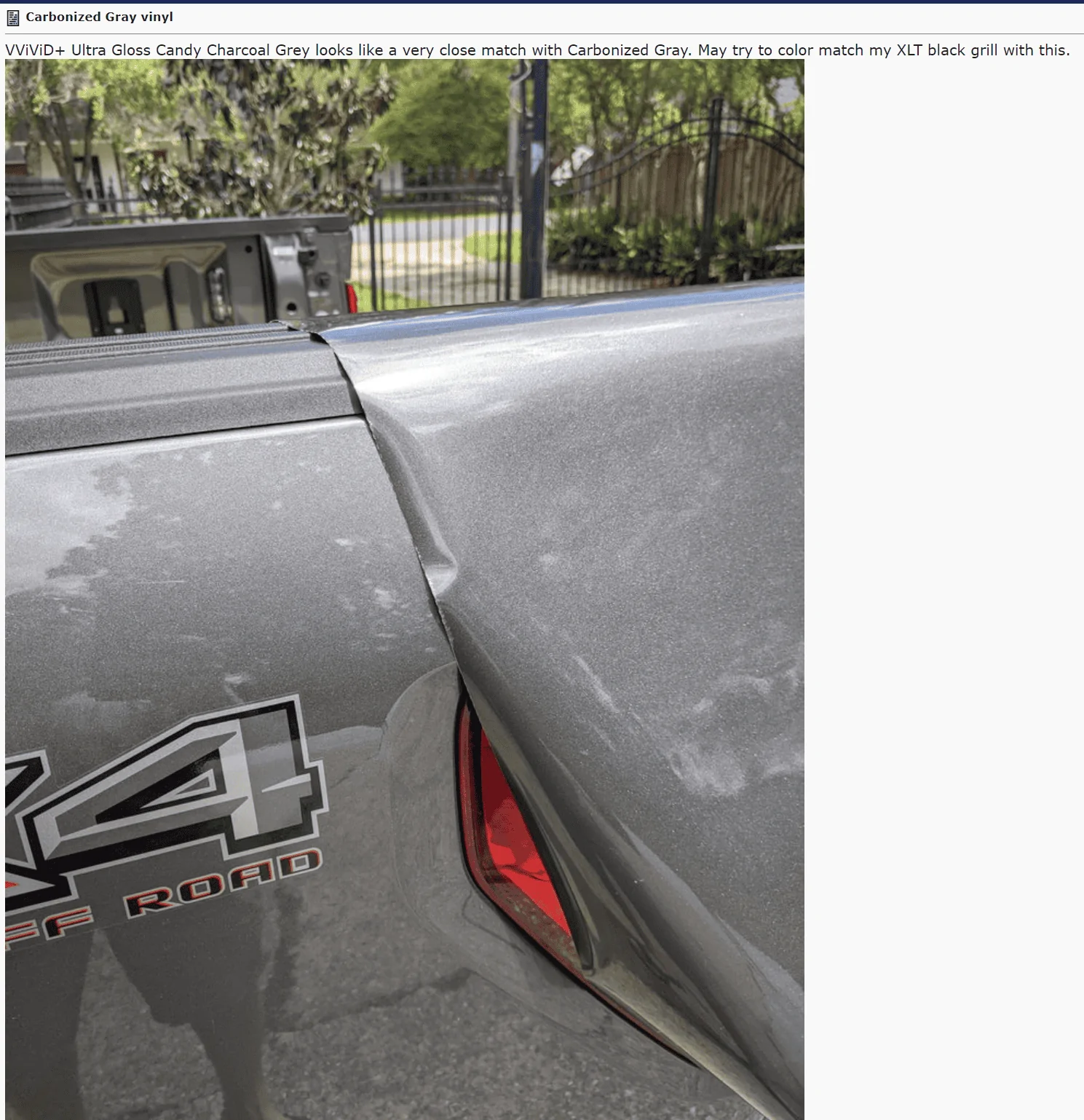 Ford Maverick Color matched vinyl options [List] greyCaptur
