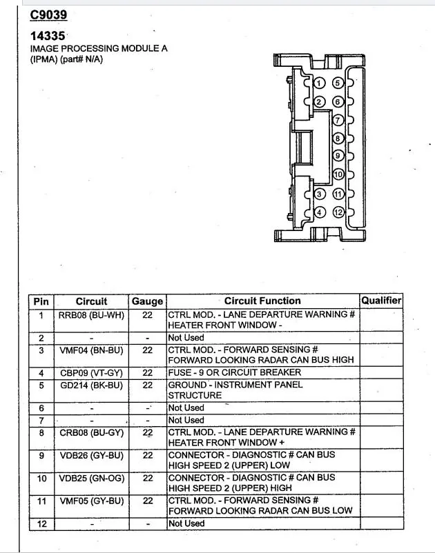 Ford Maverick Cheap auto-dimming, homelink mirror Camera connector P532
