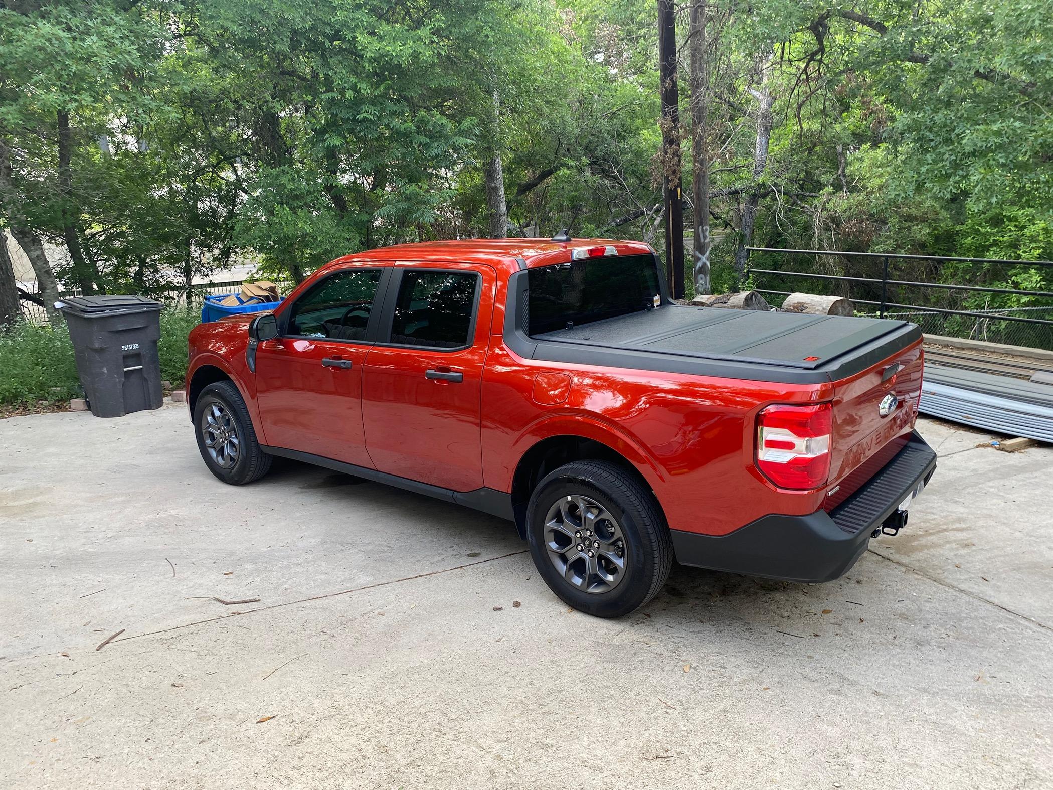 Ford Maverick Rough Country low profile cover finally installed! IMG_3330