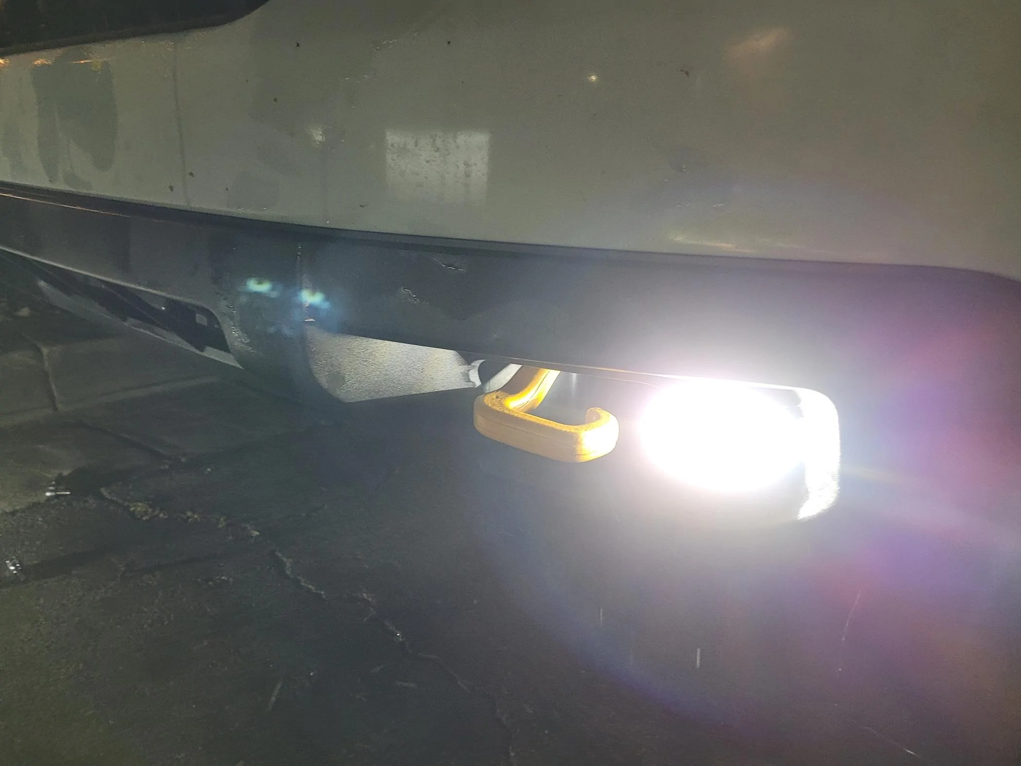 Ford Maverick Just installed my Morimoto 2Bangers with JJC-LLC.COM Brackets 20240408_012610