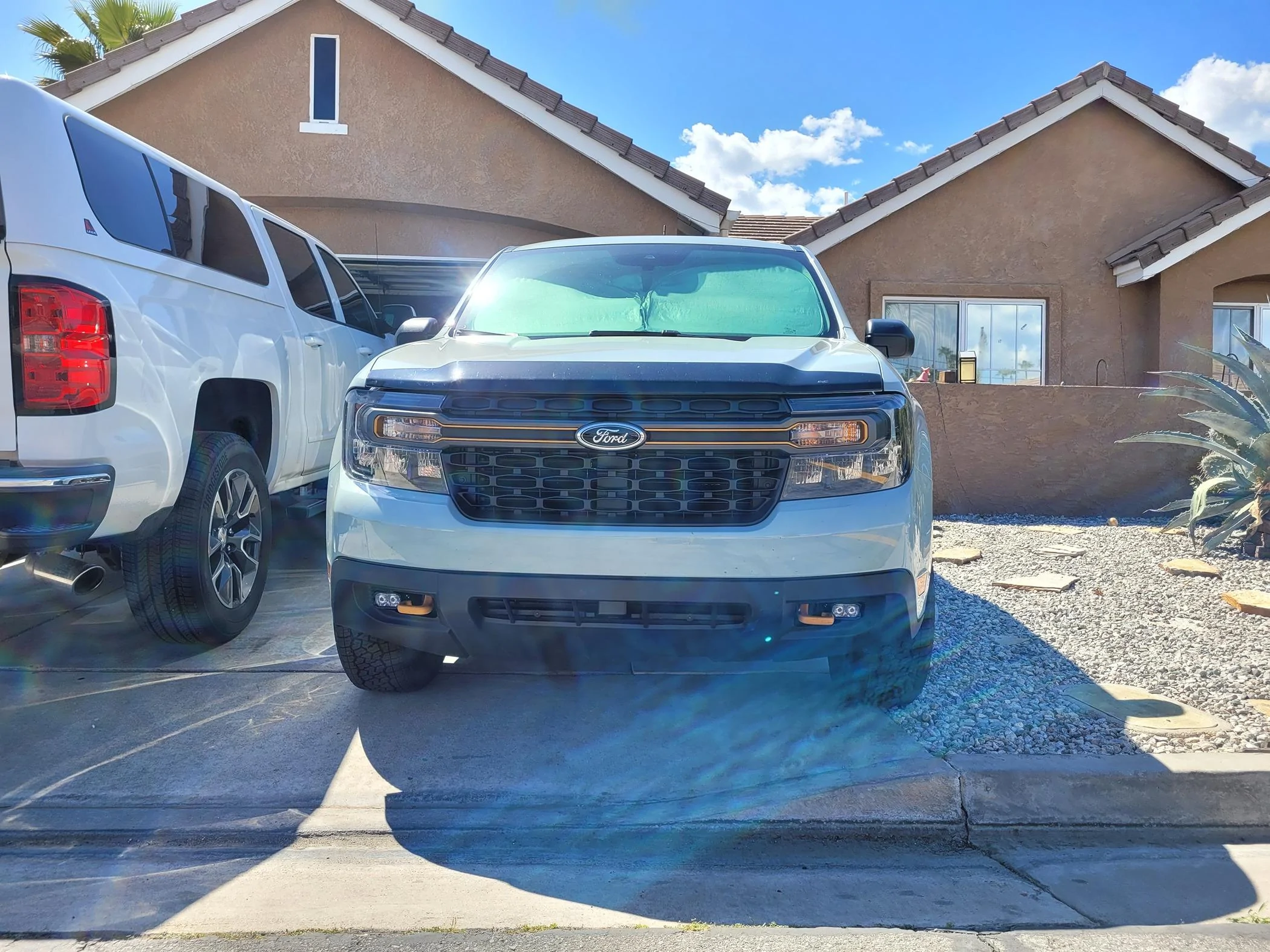 Ford Maverick Just installed my Morimoto 2Bangers with JJC-LLC.COM Brackets 20240408_144758