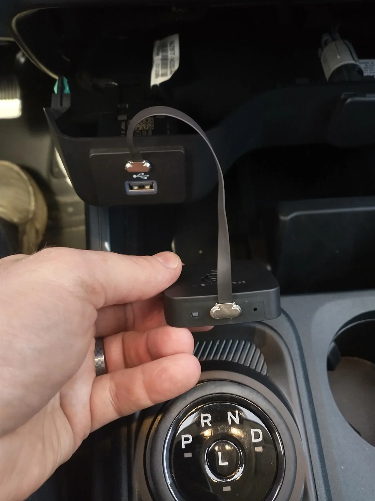 Ford Maverick Hiding Android Auto Dongle IMG_20240408_152602510_HDR