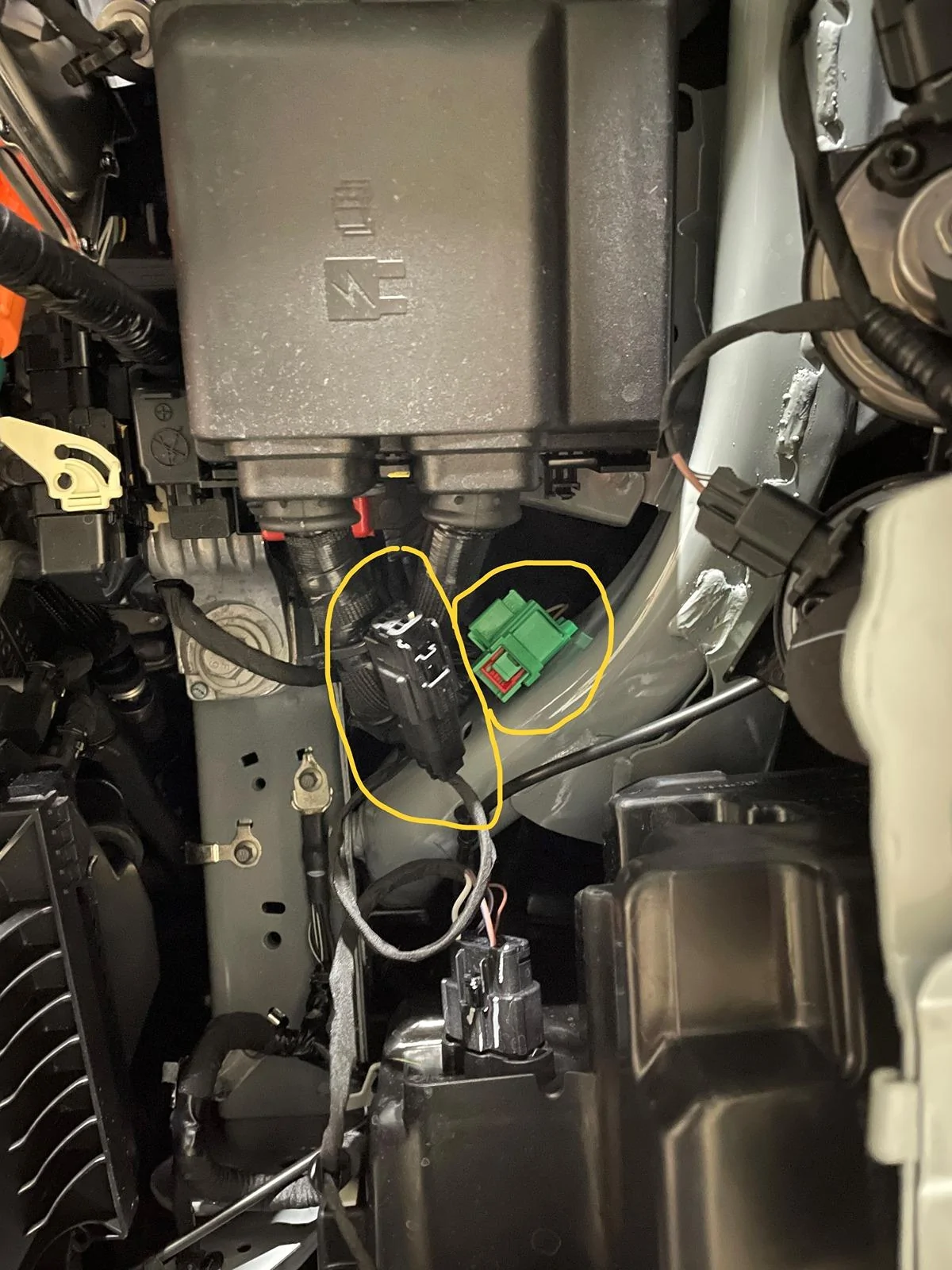 Ford Maverick What are these wire harness for under the hood? Under hood