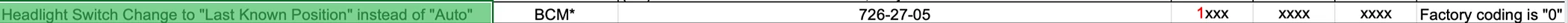 Ford Maverick Headlight Switch Coding to "Last Known" Screenshot 2024-04-09 at 5.37.40 PM