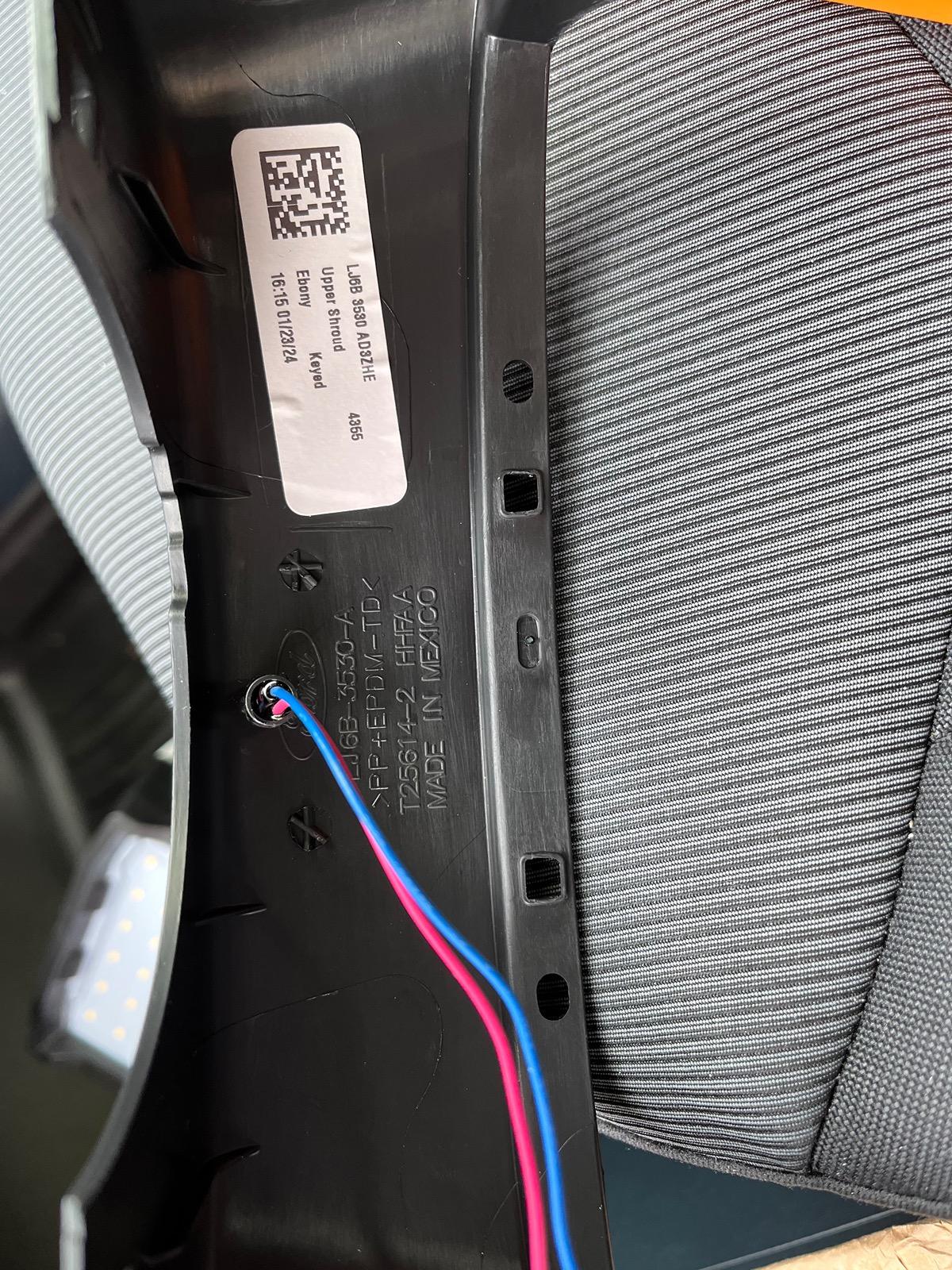 Ford Maverick Perimeter Plus Alarm LED Location suggestions IMG_1584