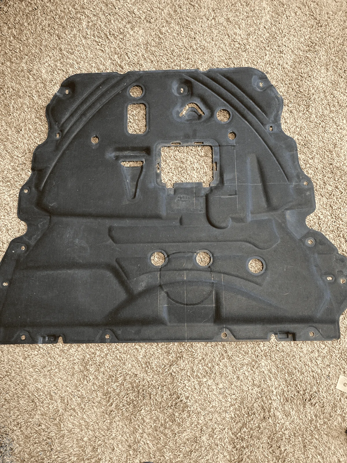 Ford Maverick Where to cut into shield to access oil filter? 1712757426689-pn