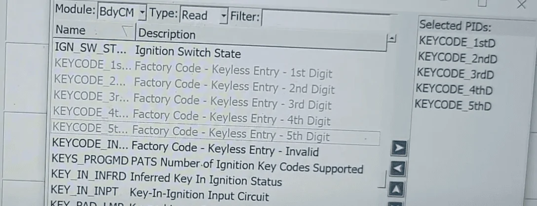 Ford Maverick Does FORscan support setting the add-on wireless keyless entry pad from Ford? Screenshot 2024-04-10 at 3.11.17 PM