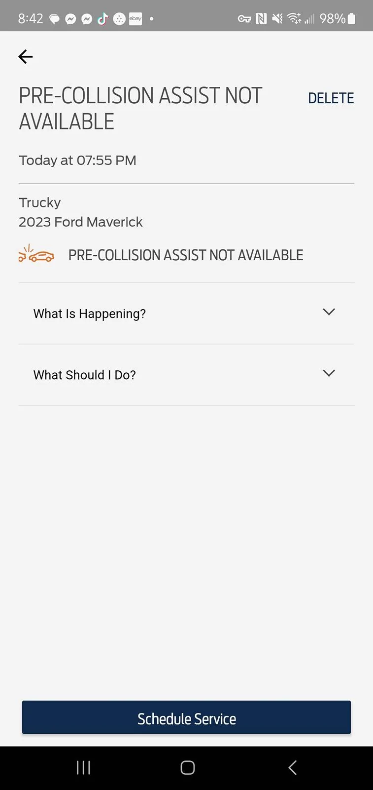 Ford Maverick Powertrain Malfunction/Reduced Power Mode Screenshot_20240410-204229_FordPass