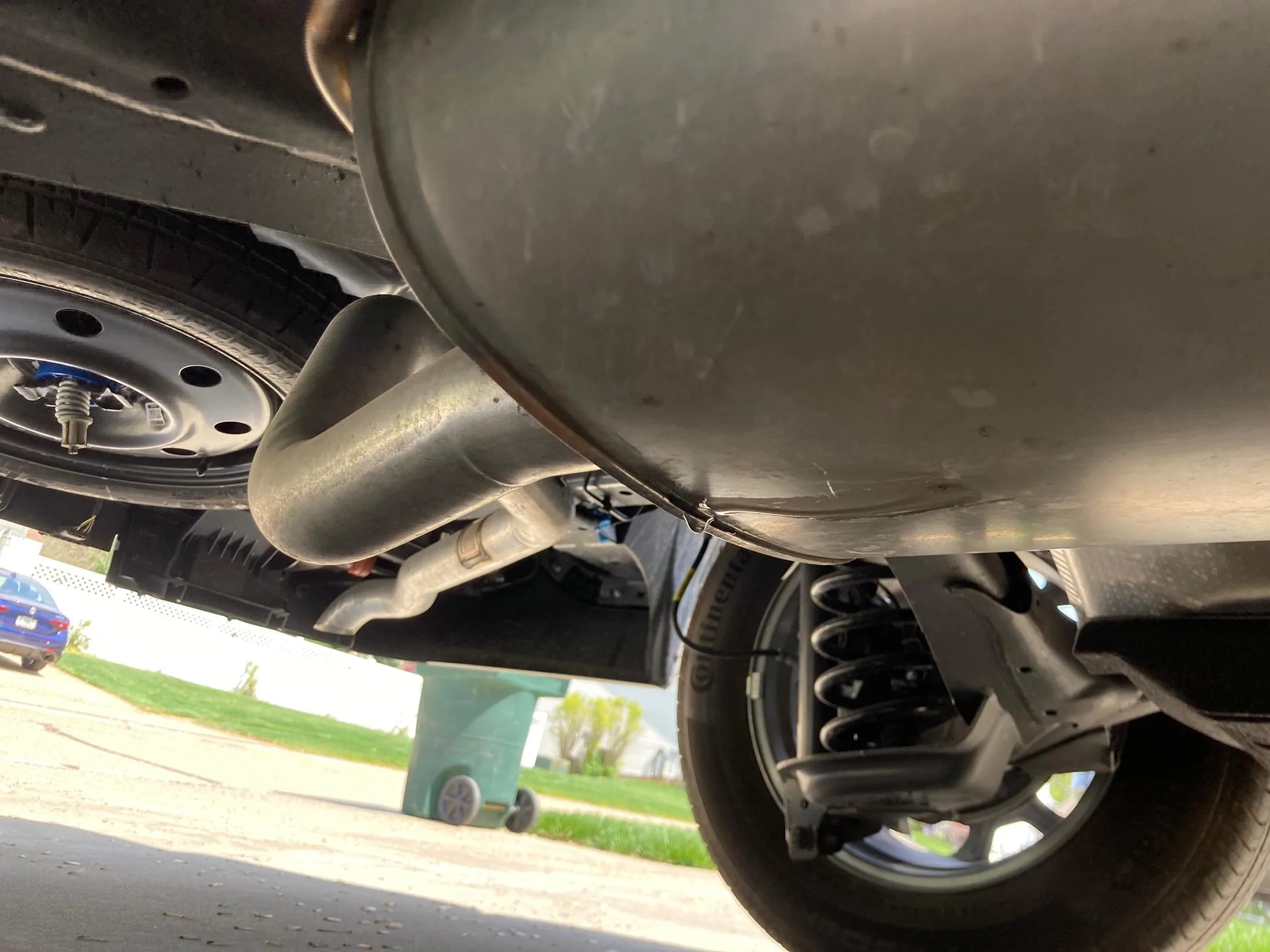 Ford Maverick Muffler leaking water in hybrid IMG_6371
