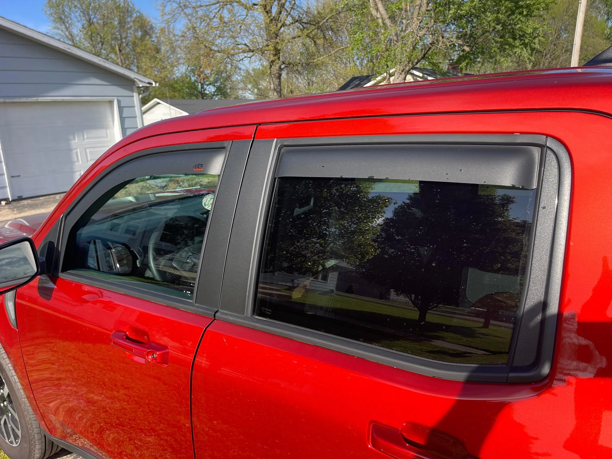 Ford Maverick Installed EGR wind deflectors and Undercover Armor Flex bed cover today IMG_1273
