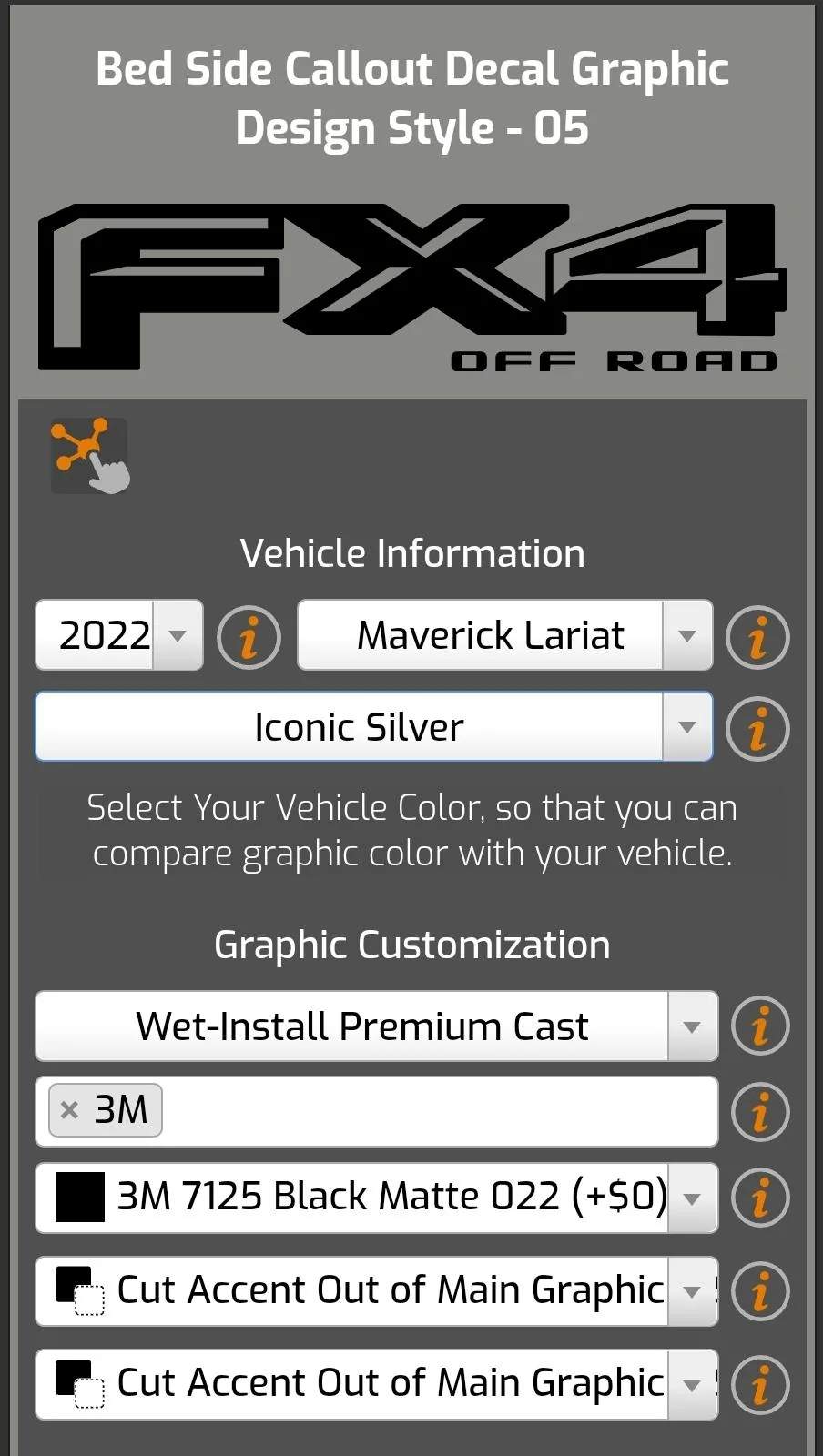 Ford Maverick New Bed Side Callout Decals Available. Screenshot_20240416_081641_Chrom