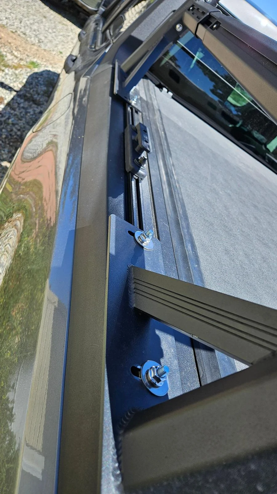 Ford Maverick Melipron w/Inner Rail System installed onto TS Rails with BAK Revolver X4S. 20240416_114955