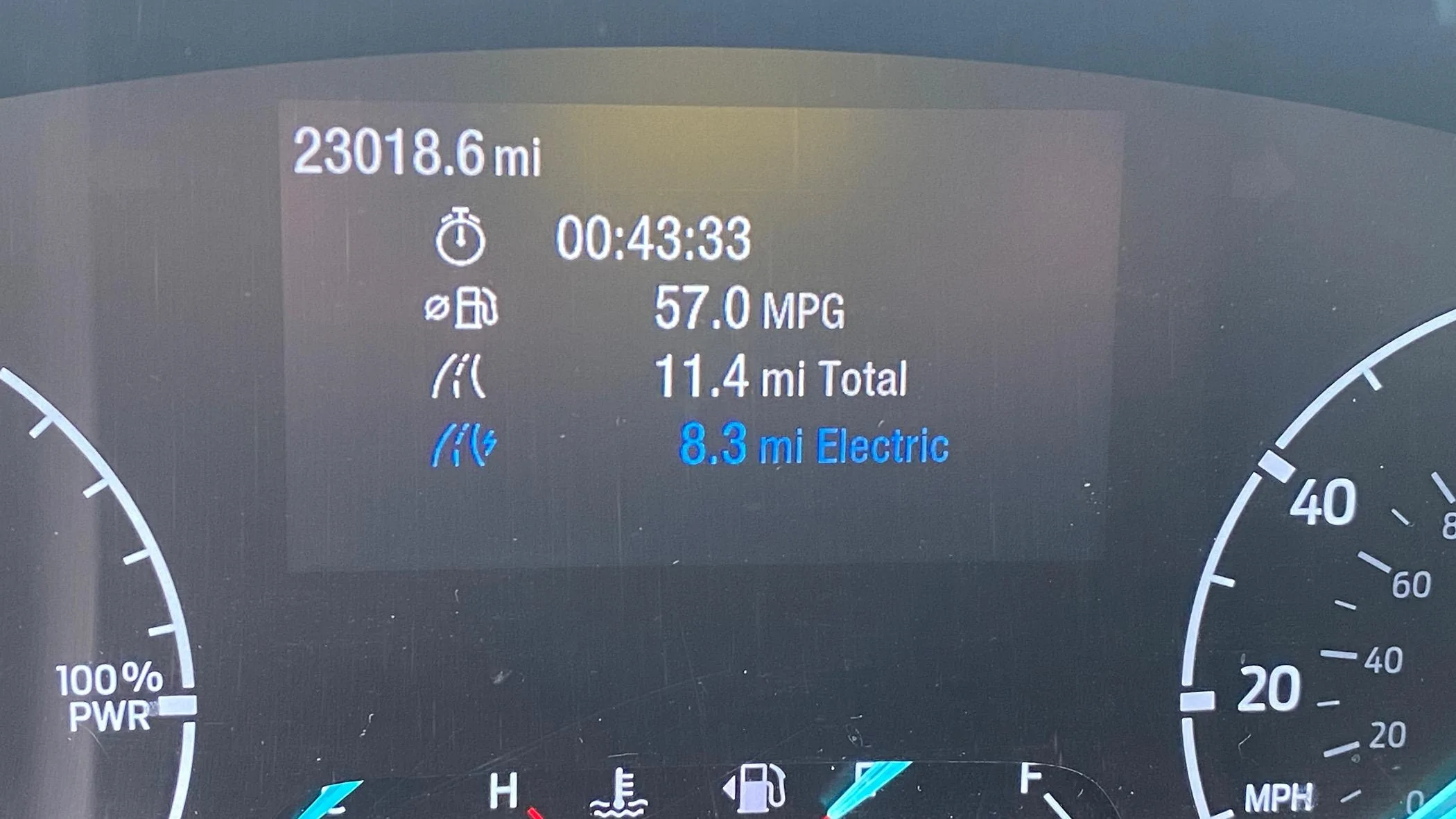Ford Maverick 840 Miles • 1 Tank Fuel • Hybrid Maverick IMG_0150