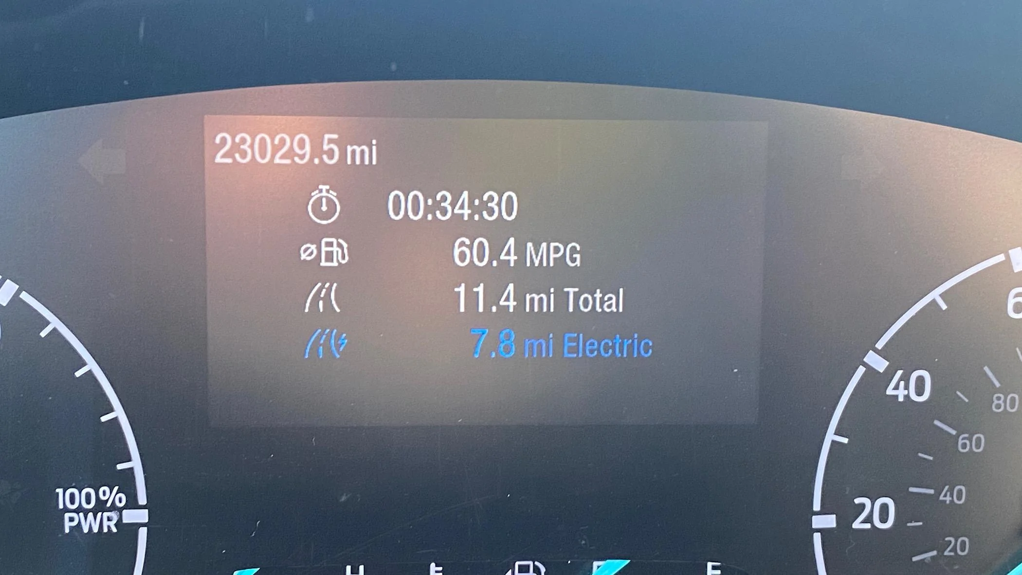 Ford Maverick 840 Miles • 1 Tank Fuel • Hybrid Maverick IMG_0152