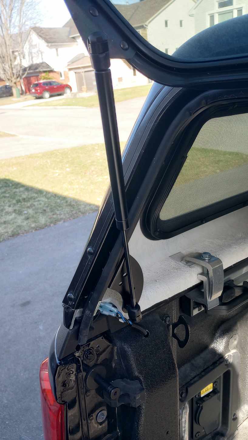 Ford Maverick Fix for low rising hatch door on ARE toppers IMG_20240409_092154589_HDR