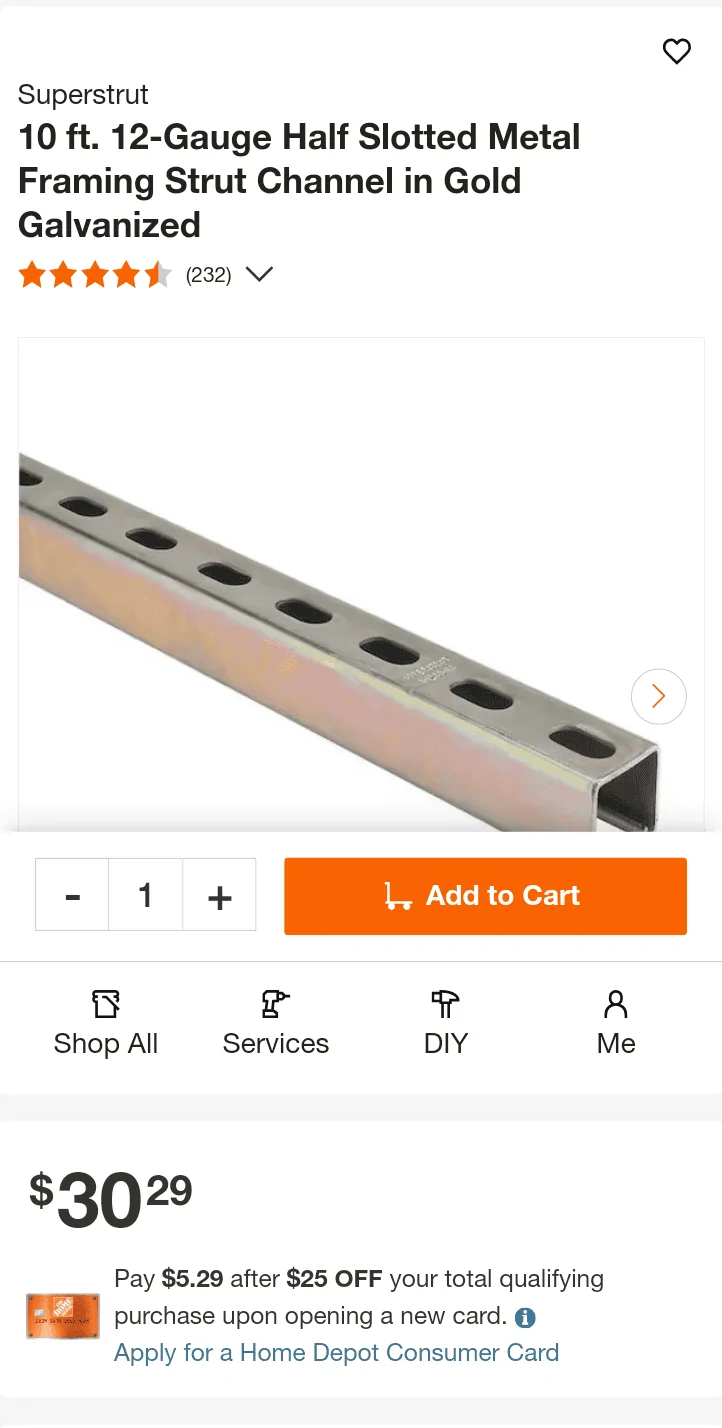 Ford Maverick Is there a cheaper source for the rail/ track inside the bed? chrome_screenshot_Apr 18, 2024 12_13_54 PM CDT