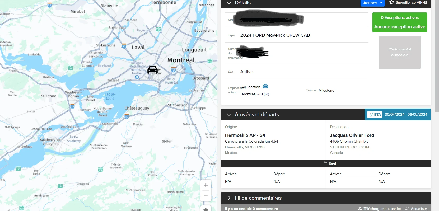 Ford Maverick Truck has already arrived…5 days after shipment notification imag