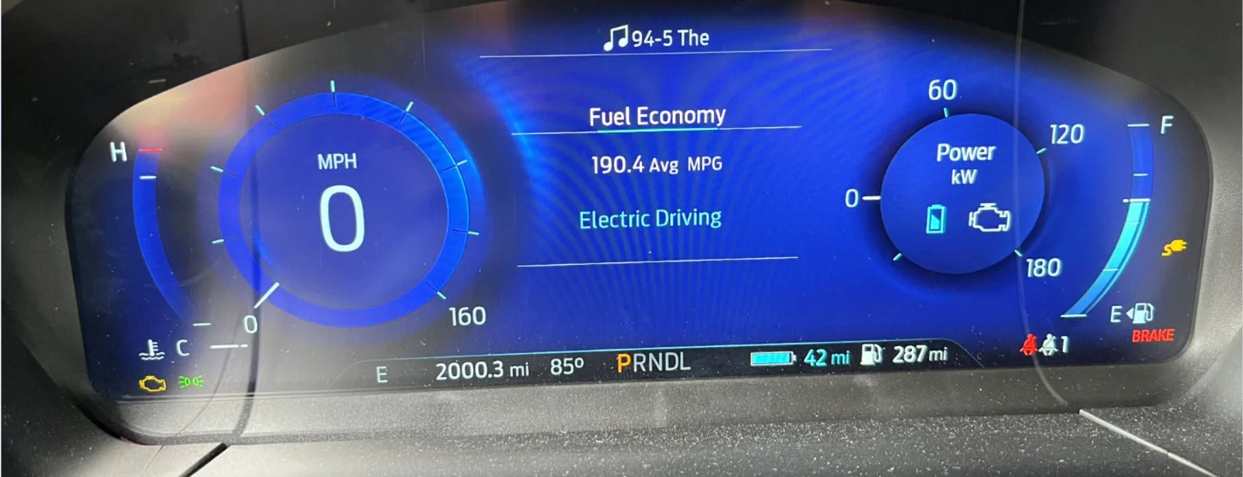 Ford Maverick PHEV pollution much higher than it should be Escape PHEV 2.5L IPC @ 2000 miles 2024-04-19