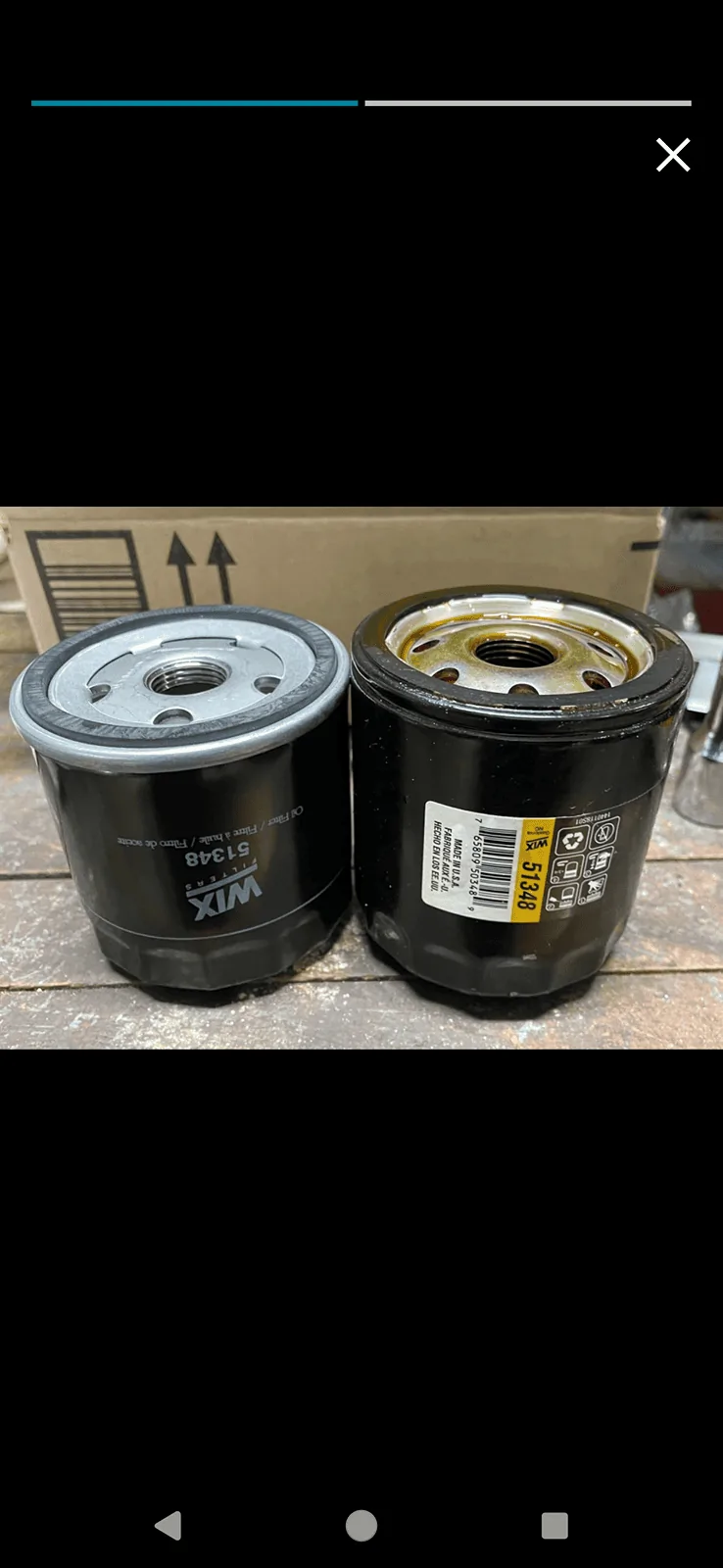 Ford Maverick Wix oil filters - small inlet holes? Screenshot_20240419-162403