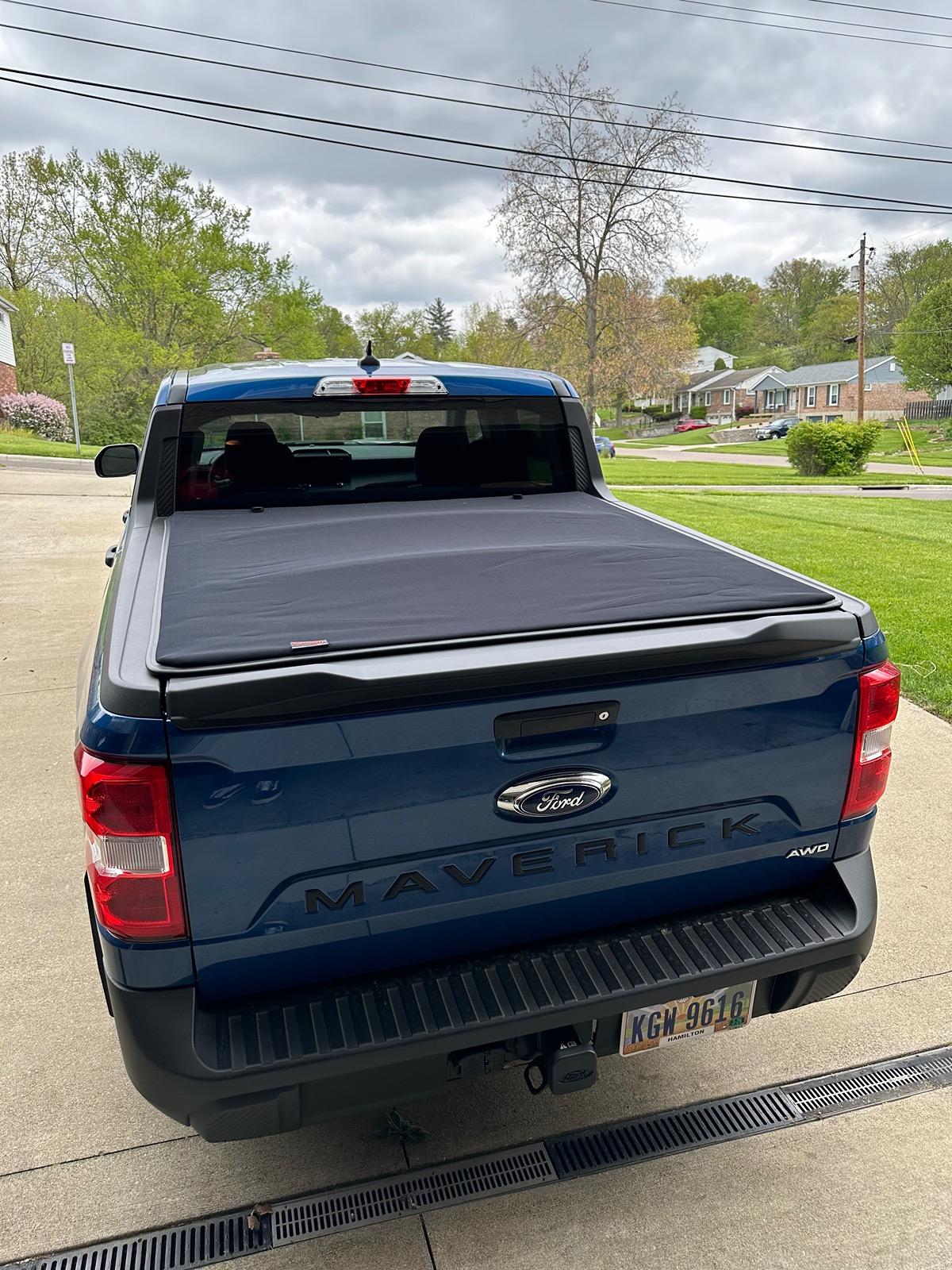 Ford Maverick Sawtooth Stretchable Tonneau Cover IMG_3207
