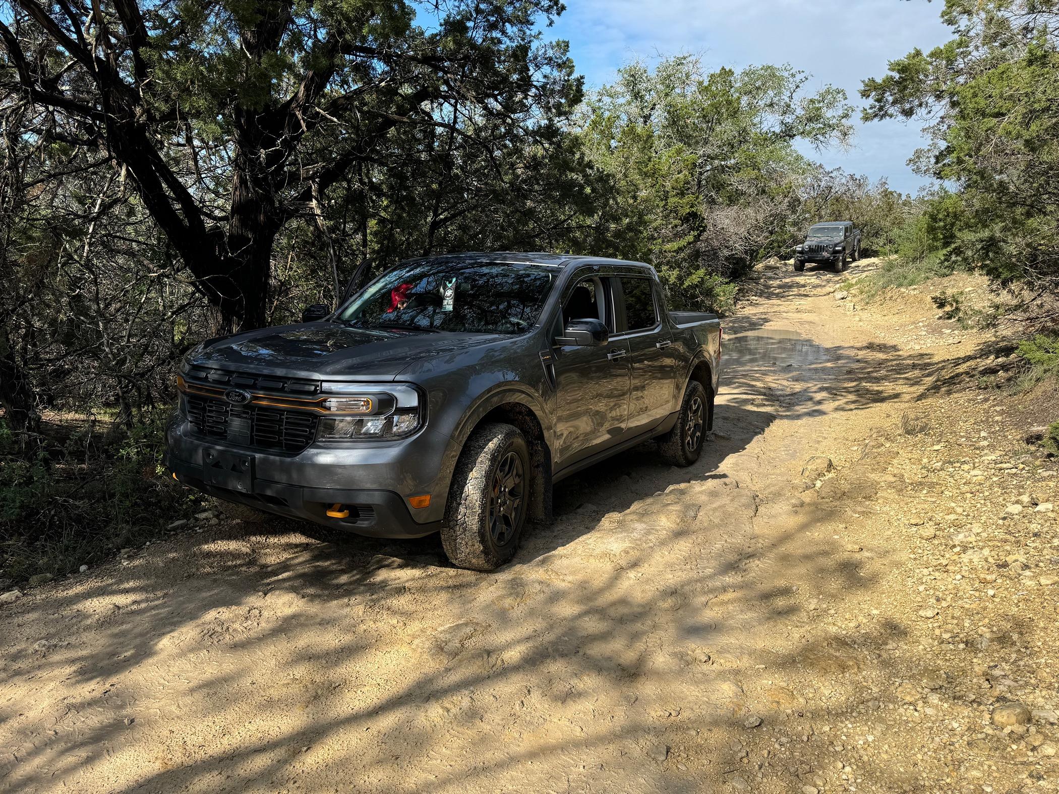 Ford Maverick Off-roading with Maverick Tremor at Hidden Falls Adventure Park IMG_4137