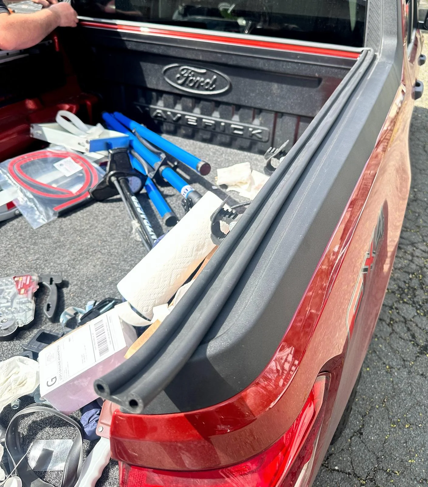 Ford Maverick A.R.E. V Series Truck Cap installed 6