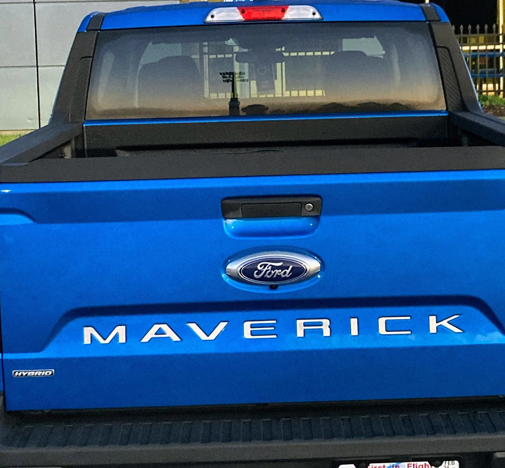Ford Maverick Tailgate Letters IMG_9014