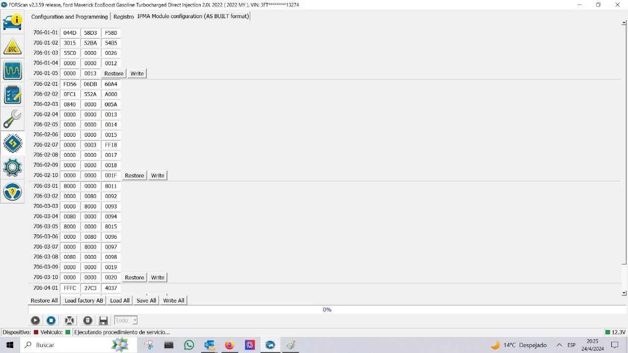 Ford Maverick ULTIMATE FORSCAN Ford Maverick Spreadsheet (MASTERLIST) 🗒️ IPMA 1