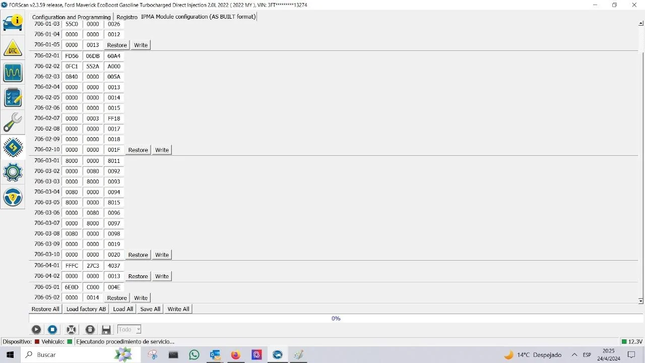 Ford Maverick ULTIMATE FORSCAN Ford Maverick Spreadsheet (MASTERLIST) 🗒️ IPMA 2