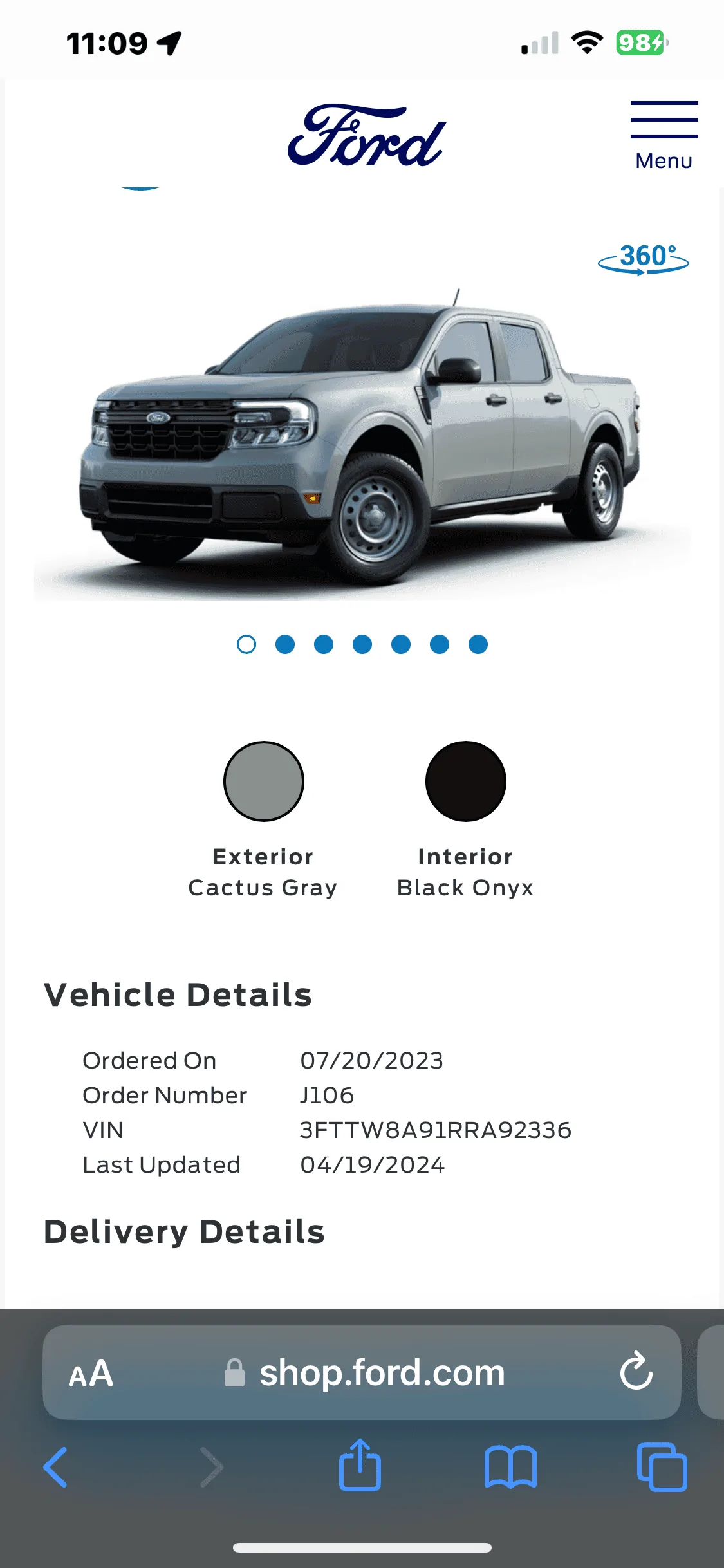 Ford Maverick What is last update, meaning, they didn’t change my build date. IMG_4959