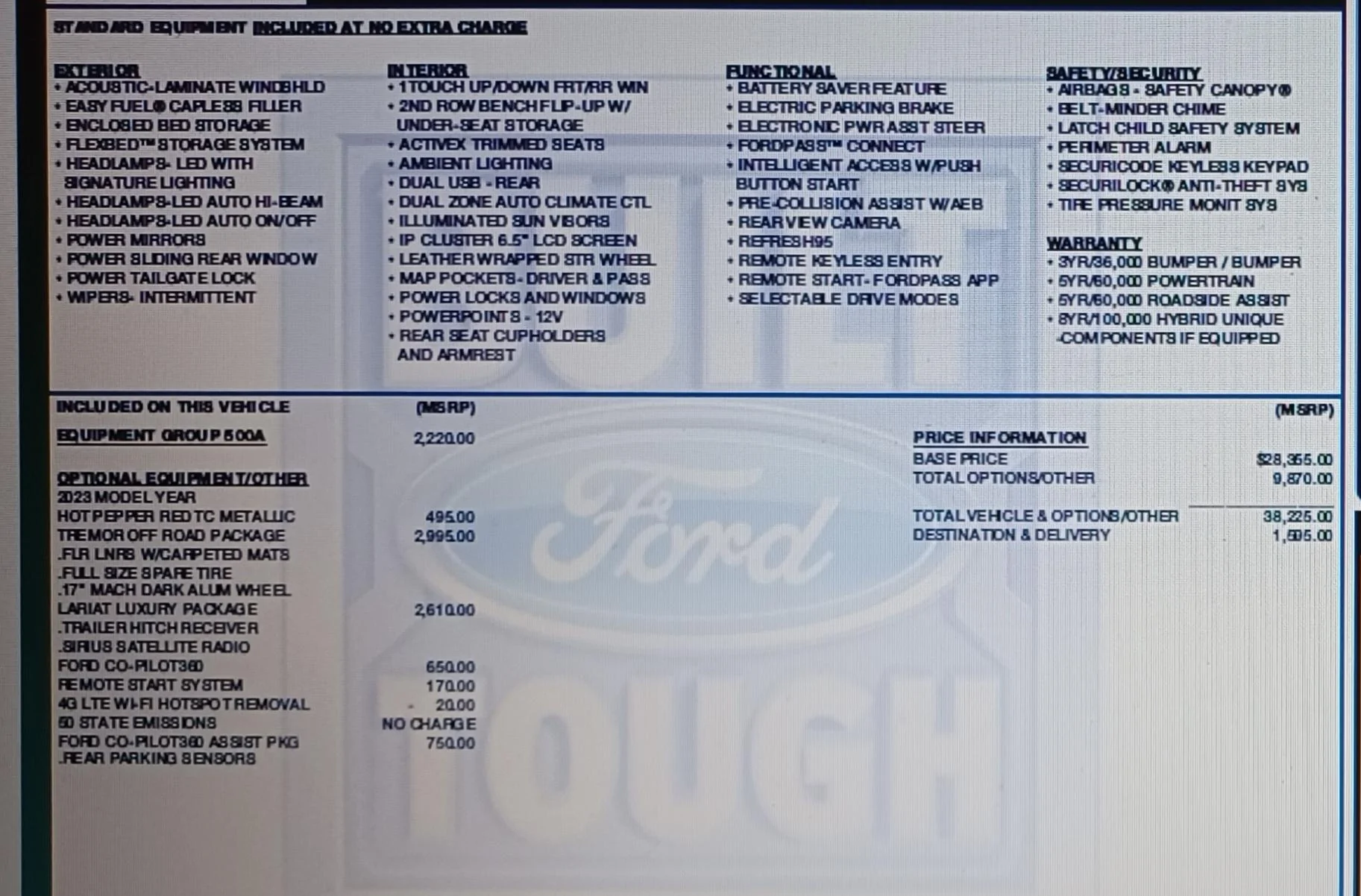 Ford Maverick hot spot refund vincro