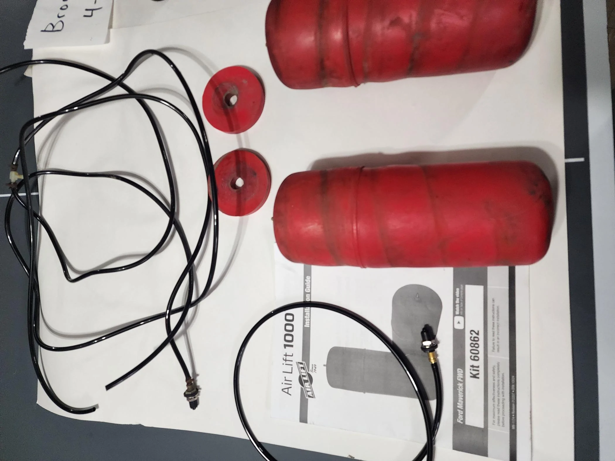Ford Maverick Air lift rear helper bags $65 20240425_075134