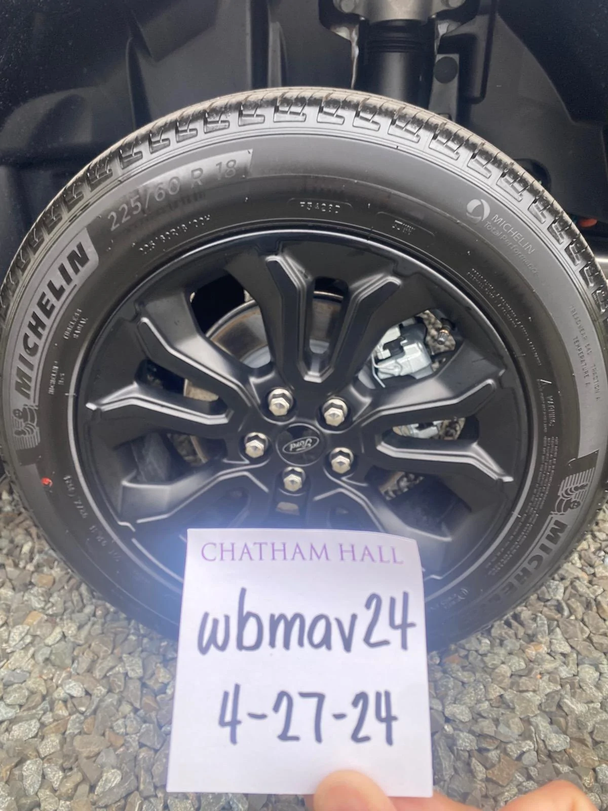 Ford Maverick Black 18” lariat wheels, tires, Tpms, and full spare tire IMG_4327