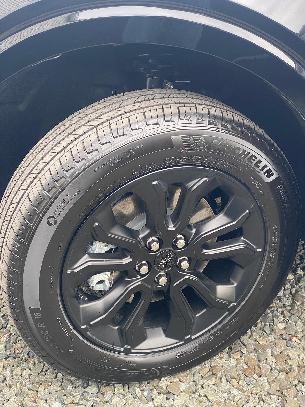 Ford Maverick Black 18” lariat wheels, tires, Tpms, and full spare tire IMG_4323