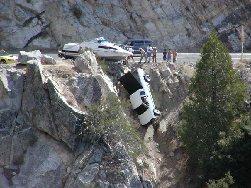 Ford Maverick Towed the car in 16' trailer with ease. The joys of towing your boat