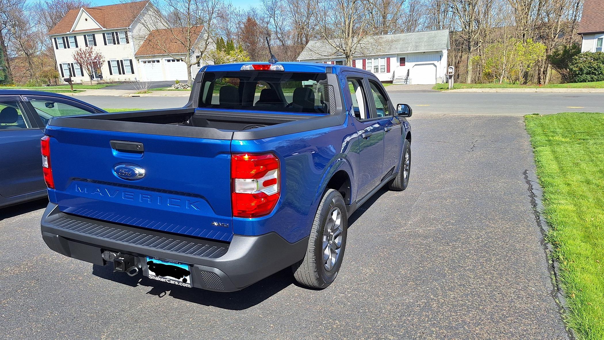 Ford Maverick Atlas blue xlt ecoboost lux pkg 4k arrived 1000001874