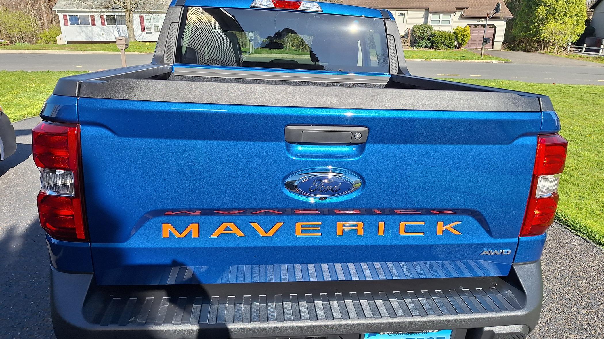 Ford Maverick Atlas blue xlt ecoboost lux pkg 4k arrived 1000001869