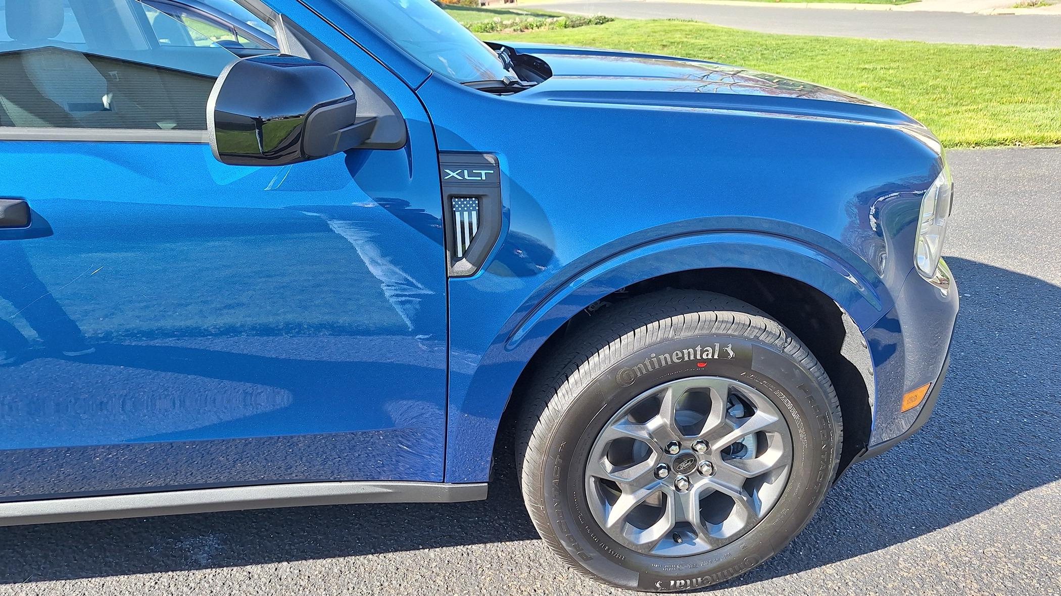 Ford Maverick Atlas blue xlt ecoboost lux pkg 4k arrived 1000001868