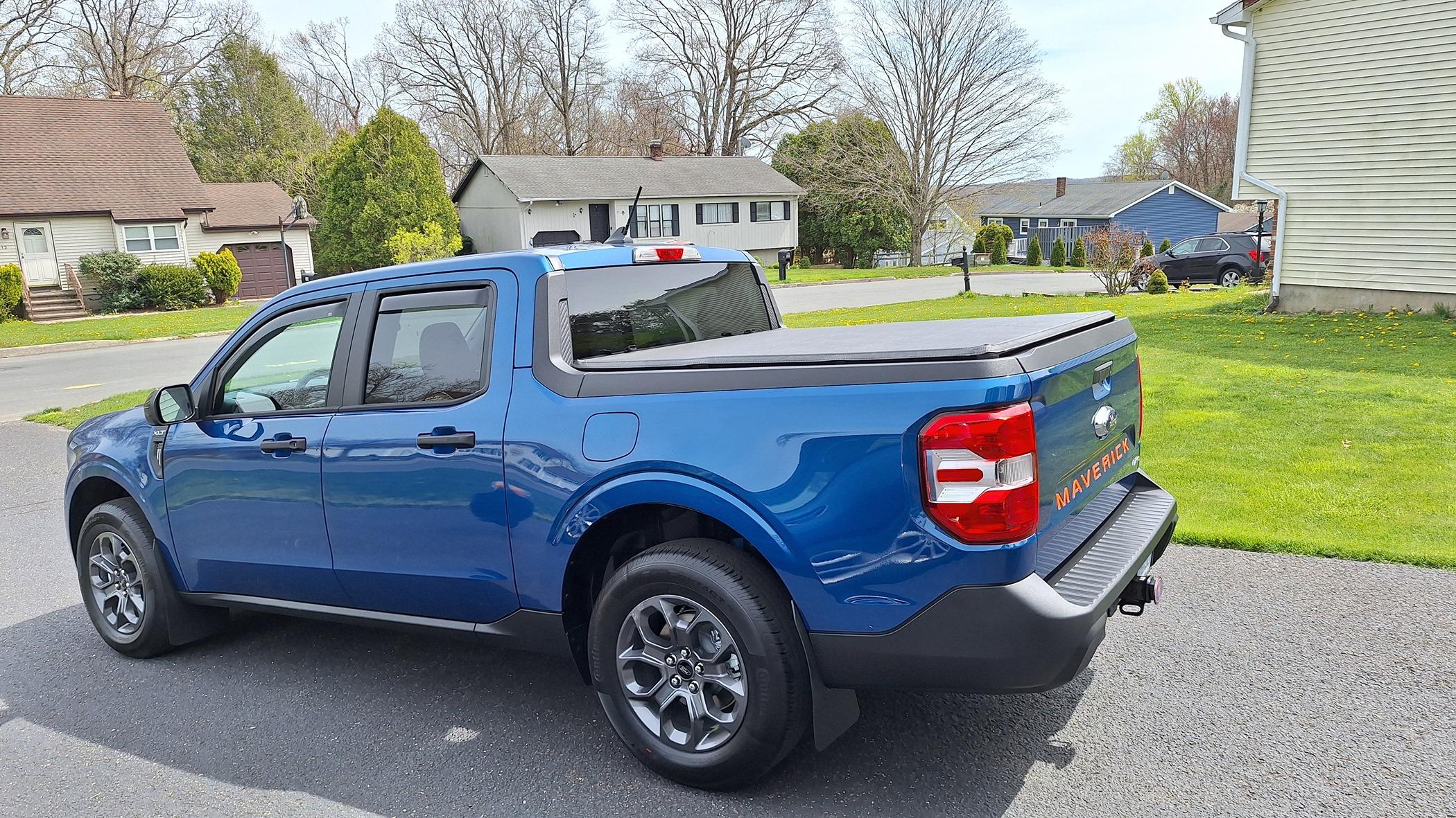 Ford Maverick Atlas blue xlt ecoboost lux pkg 4k arrived 1000001895