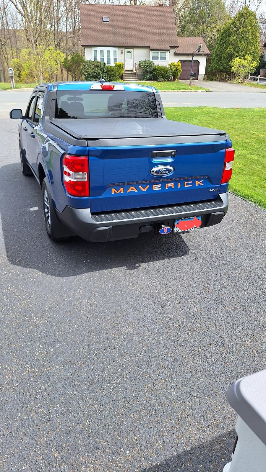 Ford Maverick Atlas blue xlt ecoboost lux pkg 4k arrived 1000001901