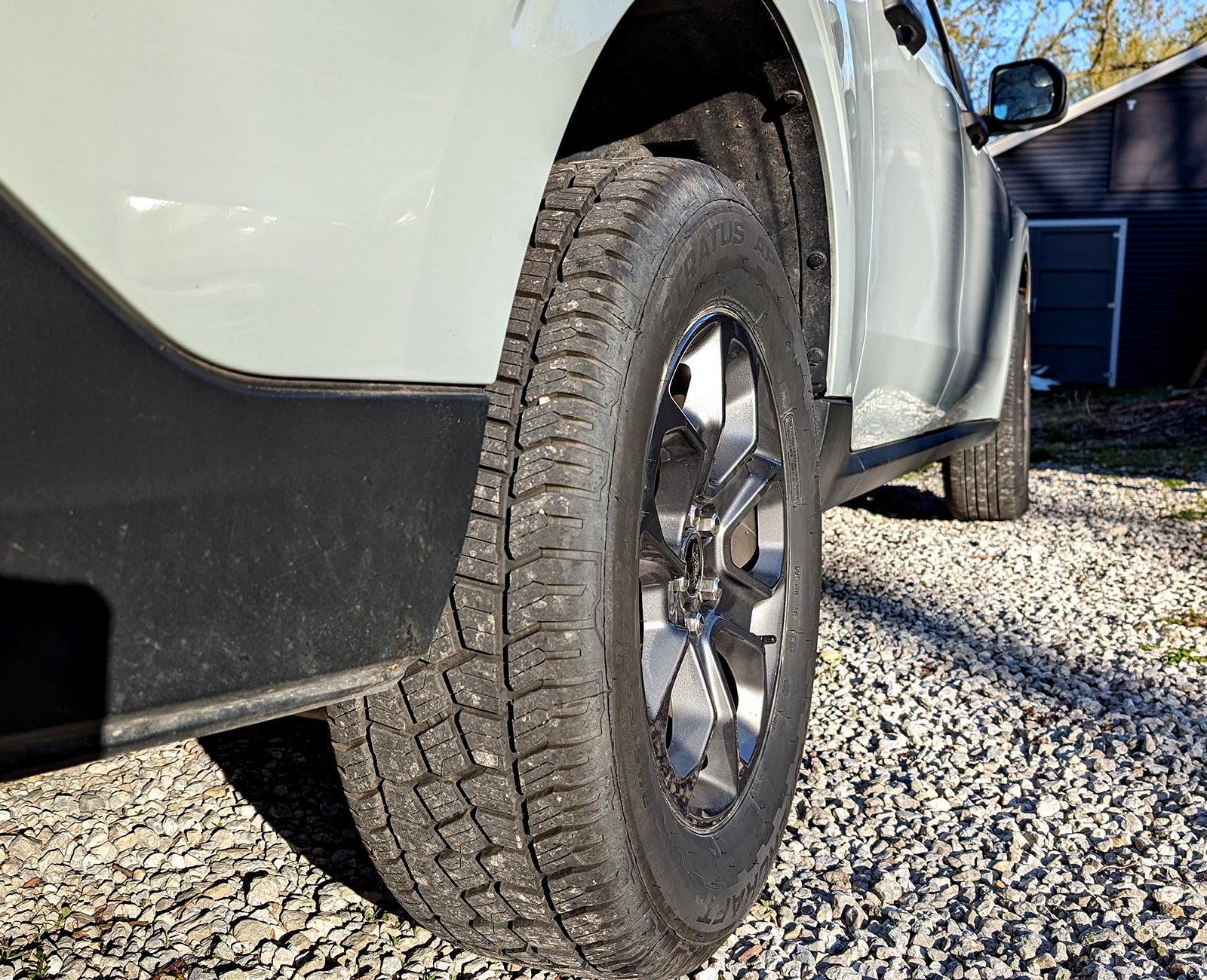 Ford Maverick 245/65R17 Tires On The Rear... Maverick Tires
